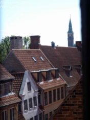 Udsigt fra vindue i Rundetårn, København